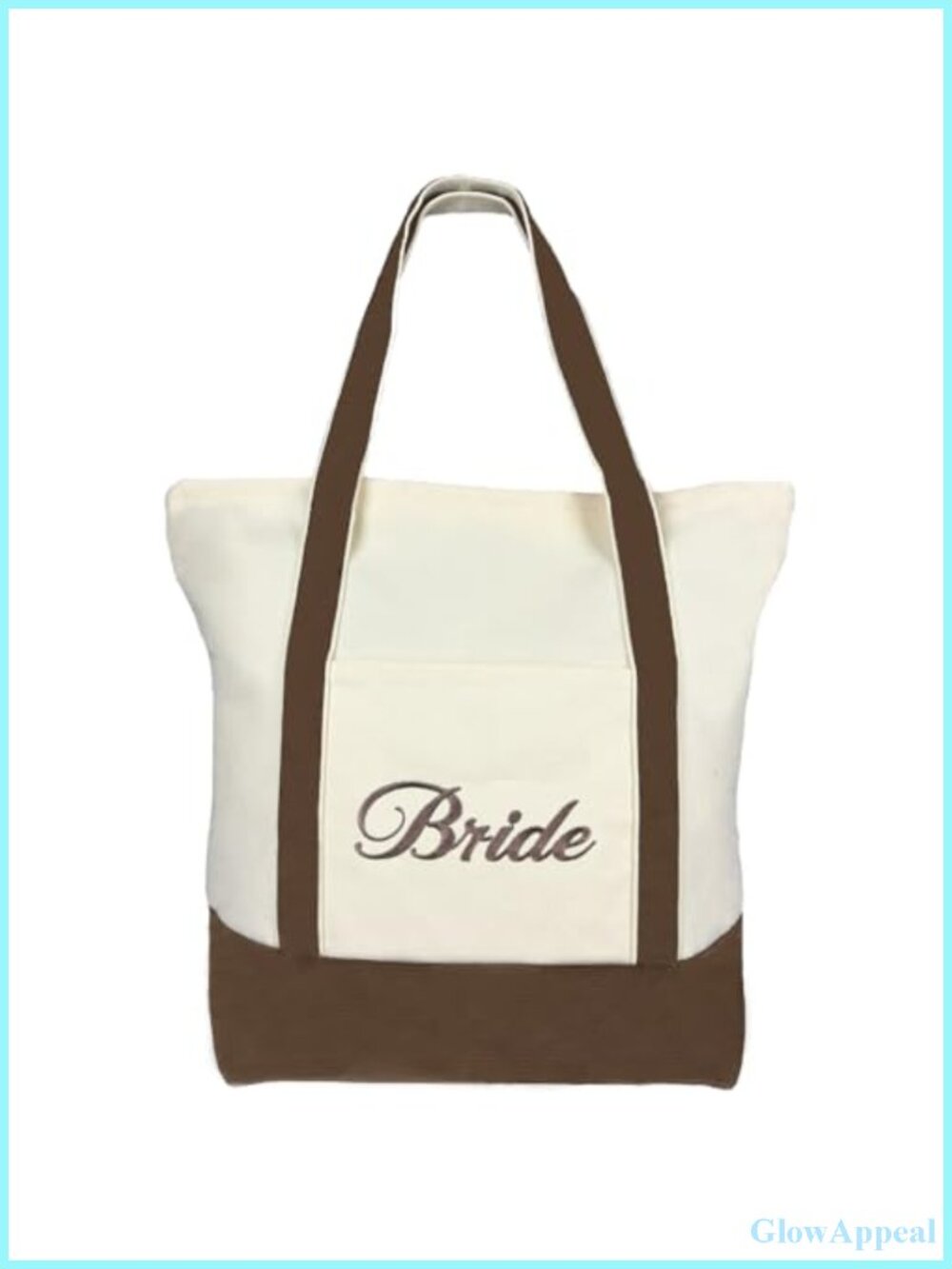 Canvas Bride Tote Bag Shoulder Handbag Bridal Shower Gift